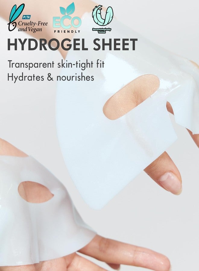 ديرمال قناع ديرمال سيول للوجه بتقنية الهيدروجيل الذائب (عبوة من 4 قطع) - قناع ليلي لتجديد البشرة بحمض نووي سمك السلمون بنسبة 5% - يُصلح حاجز البشرة ويُهدئها بفضل السيكا والبروبيوتيك - منتجات التجميل الكورية - Image 5